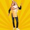 Soft Serve Ice Cream Cone Adult Costume Get Real Tunic Funny Food Outfit Halloween Party